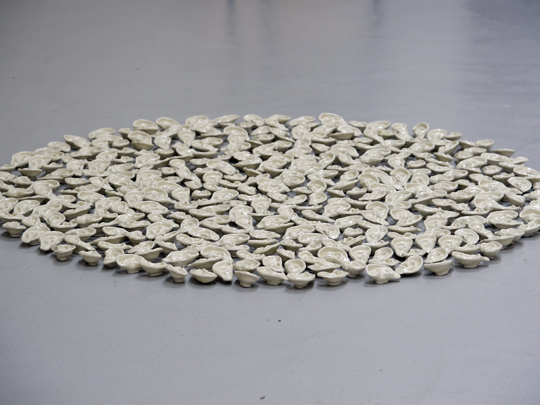 Measuring the Unknown I Udstillingen UDENFOR INDENFOR, Arresten Hjørring. foto: Olivia Valbak Kamrart